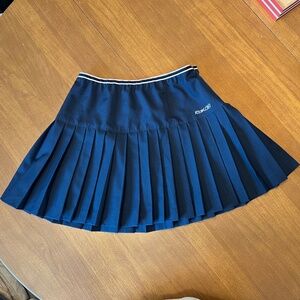 Reebok Pleated Tennis Skirt, Blue, Size S